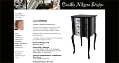 Desktop Screenshot of camillanilssondesign.se